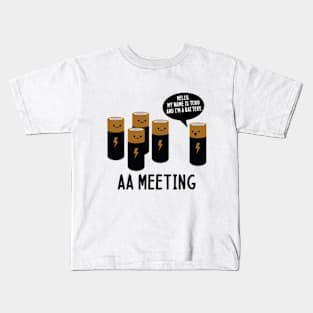 AA MEETING Kids T-Shirt